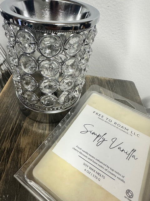 Small Round Crystal Warmer